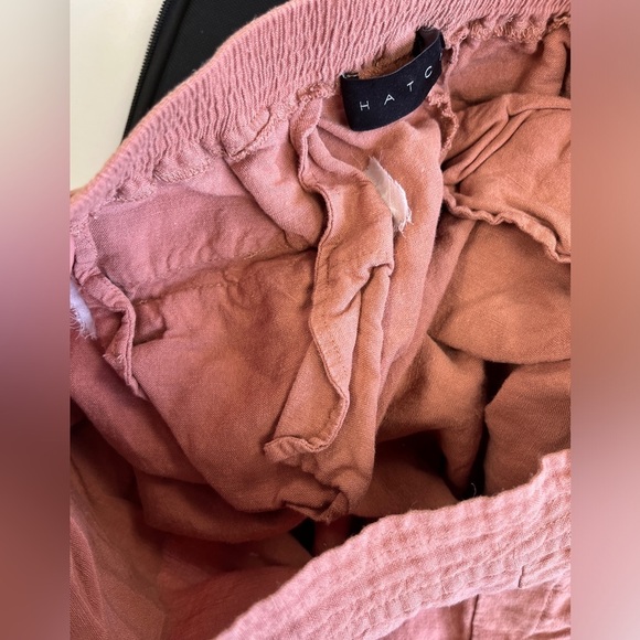 Hatch Venice Linen Blend Paper Bag Waist Pull On Pant sz 8-10 (Hatch 2) - Picture 15 of 15